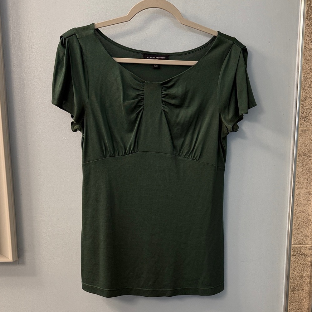 Banana Republic Dark Green Blouse